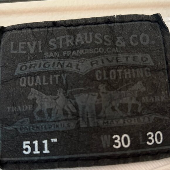 Levi's women's white skinny jeans, sz W30 L30 - Picture 10 of 13